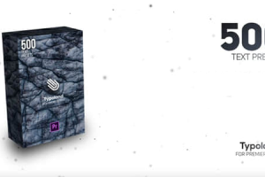 PR预设-500个文字标题出入动画动作Pr预设 500 Text Animation Pack