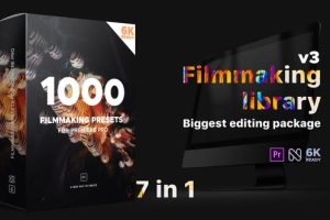 PR模板-1000种文字标题转场片头调色视觉特效包 Premiere Effects Pack v3