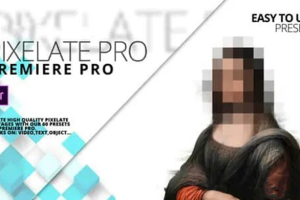 P预设-100种马赛克像素化打码视觉特效 Pixelate Pro