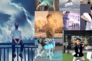 教程-快手抖音热门五毛特效大全!光剑飞天分身控雨控雪魔法阵穿越!