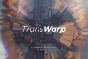 FCPX插件-专业果冻变形效果无缝过渡转场制作工具 原生支持M1 TransWarp