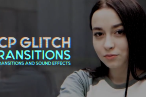 FCPX插件-50个信号故障干扰画面损坏视频转场 (有音效)