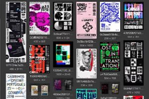 作品-10300张超设计感海报参考素材,JPG、PNG格式,老板说我审美不行 当场拿出有冲击力的海报给我看…