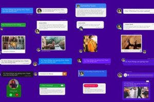 PR预设-手机短信社交聊天语音视频弹窗对话动画包 Message Tooklit V.2