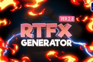 AE脚本-1850种手绘动漫雷电能量爆炸游戏火焰烟雾流体MG动画元素RTFX Generator V2.8