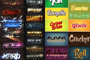 PSD样机-900样机字体特效大全，快速提升你的设计档次！高端海报制作必备