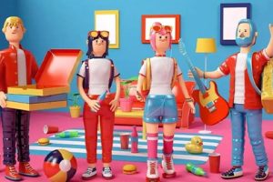 C4D模型-有了C4D角色头发模型库，换发型三秒搞定！