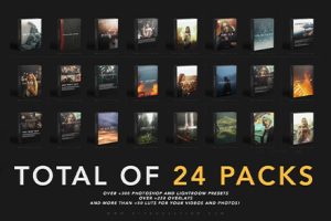 调色预设- K1 PRODUCTION-K1大神-整个商店24套PS/LR预设+LUTs预设+叠加素材合集