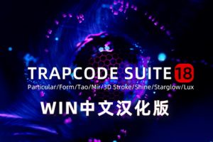 AE/PR插件-红巨人粒子特效套装Trapcode Suite 18.0.0 Win系统 含Particular/Form/Shine/Starglow/3D Stroke