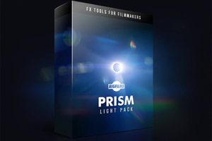 视频素材-120+动作科幻光效叠加素材 变形散景科幻雨水波反射等特效 Bigfilms PRISM Light Pack