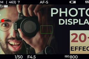 FCPX插件-Photo Display 21组单反相机摄像机拍摄取景框取景器效果