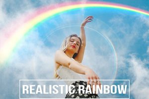 素材-84张逼真的彩虹摄影后期叠加合成素材Realistic Rainbow Overlays