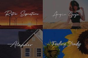 字体-11款顶级设计师绝美英文手写字体