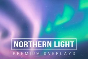 素材-100张极地星空北极光风光摄影后期叠加合成素材Northern Light Overlays