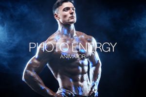 AE模板/PR预设-照片物体图像表面能量电流特效动画Photo Energy Animator