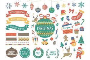 素材-卡通圣诞节元素394款