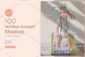 素材-（第三季）100张设计师摄影师后期合成窗户阳光阴影叠加素材Shadow Photo Overlays