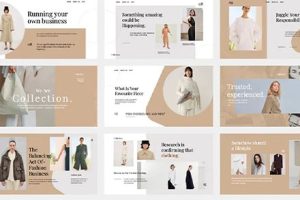 PPT模板-20套设计感作品集PPT模板