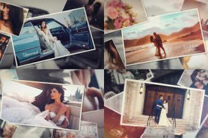 AE模板-婚礼相册照片墙片头模板- Inspiring Wedding Cinematic Slideshow