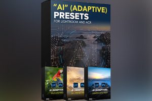LR/PS预设-Matt Kloskowski 全球首款Lightroom AI“自适应”调色预设Lightroom AI Preset+视频教程