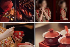 调色预设-8款纪实中式旗袍婚礼调色LR预设跟拍PS人像修图LR滤镜LUT预设