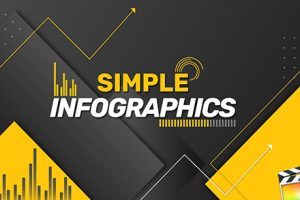 FCPX插件-50种简洁信息数据图表统计展示MG动画 simple Infographics 升级版本 支持M1M2