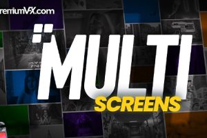 FCPX插件-25组动态多画面分屏显示介绍布局效果预设 Multi Screens 1.0