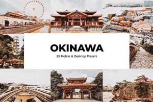 LUT预设–日本冲绳旅拍人像摄影后期调色PS/LR预设及视频电影Vlog后期调色LUT预设 okinawa-lightroom-presets-and-luts