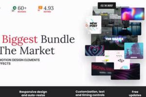 AE脚本-7600组社交媒体文字标题排版设计转场LOGO图标MG图形动画 V7.21 (AtomX 3.0.7)