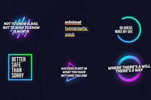 FCPX插件-现代创意炫彩文字标题动画 Modern Colorful Titles