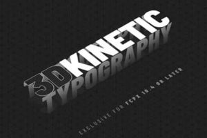 FCPX插件-20种创意三维动力学等距翻转抽象文字标题排版动画预设 3D Kinetic Typography