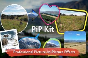 FCPX插件-专业视频画中画效果制作工具 PiP Kit 1.0 支持M1M2