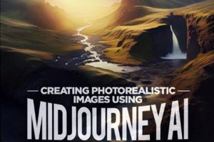 教程-使用 Midjourney AI 和 Photoshop 创建逼真的风光图像 -中英字幕（AIYS）AI绘画
