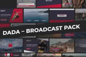 AE/PR模板-120个电视广告广播节目栏目边栏标题字幕条包装动画 Broadcast Pack