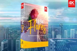 4K视频素材-155个创意彩色镜头光晕光芒耀斑光效闪耀动画 BBV3