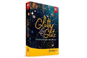 4K视频素材-104个唯美多彩华丽闪耀发光金粉粒子闪烁粉尘4K高清后期合成视频素材 BBV9