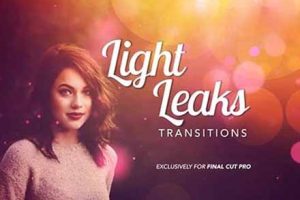FCPX插件-90个真实镜头漏光光效转场过渡动画 支持M1M2 Light Leaks Transitions 升级版