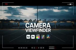 AE/PR模板-9种横竖屏视频叠加相机摄像机取景器取景框视频素材 Premium Overlays Camera Viewfinder