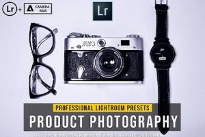 LR/PS预设-通透的产品静物摄影后期Lightroom调色预设+Adobe Camera Raw预设