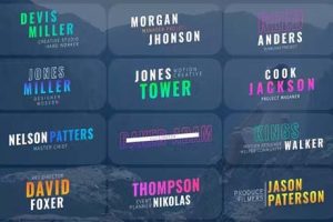 FCPX插件-12种时尚现代彩色渐变文字标题字幕动画 Colorful Lower Thirds 支持M1M2