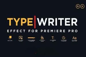 PR预设-闪烁光标打字机效果文本动画 Typewriter