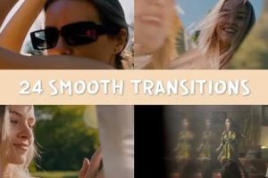 FCPX插件-24个高质量摄像机平滑转场过渡预设 Smooth Transitions  支持M1M2