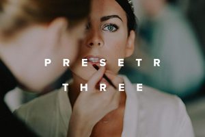 LR预设-婚礼跟拍电影胶片人像Lightroom预设 Presetr – Three Lightroom Presets