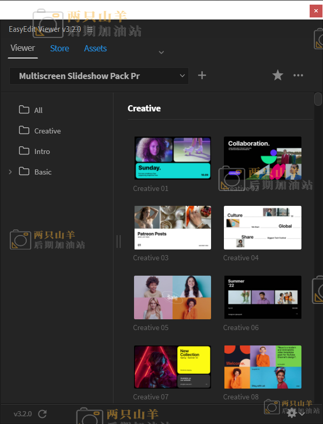 图片[1]-PR脚本-200种创意视频分屏网格组合动画图文幻灯片多画面展示预设 Multiscreen Slideshow Pack v1.1 （ EasyEdit Viewer V3.2.0）-PR插件预设论坛-设计资源-先锋论坛