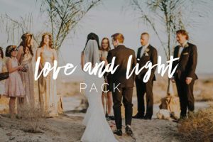 LR预设-自然干净哑光高光独特艺术色调婚礼人像LR预设 Nhiya Kaye-Love and Light Preset Pack