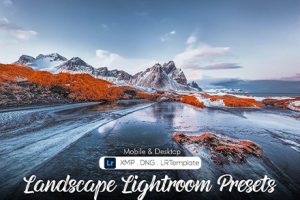 LR/PS预设-高品质风光旅拍后期调色Lightroom预设 25 Landscape Lightroom Presets