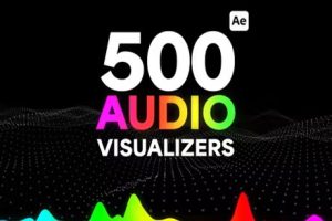 AE模板-500组创意音频可视化音乐播放器动画图形主题包装宣传动画 Audio Visualizers Pack
