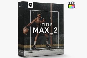 FCPX插件-60组精美排版设计现代大文字标题开场动画 视频前景装饰 mTitle MAX 1+2