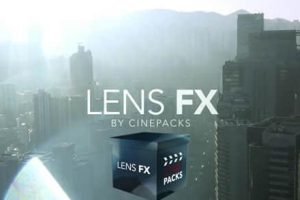 4K视频素材-42个高质量镜头视觉炫光耀斑特效光效过渡视频素材  CinePacks Lens FX 1