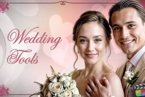 FCPX中英插件-浪漫优雅婚礼电影MV快剪工具包 背景标题效果转场等 Wedding Tools